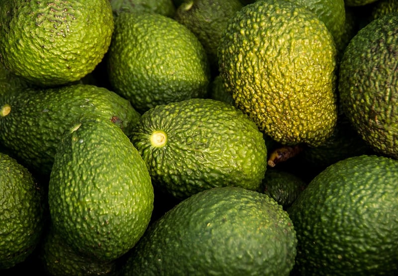 Avocado and vegetables