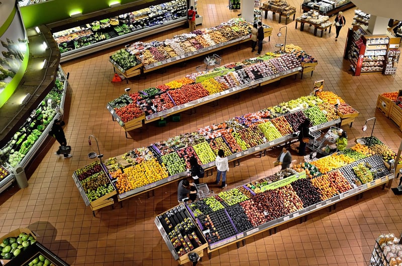 Vegetables and fruit